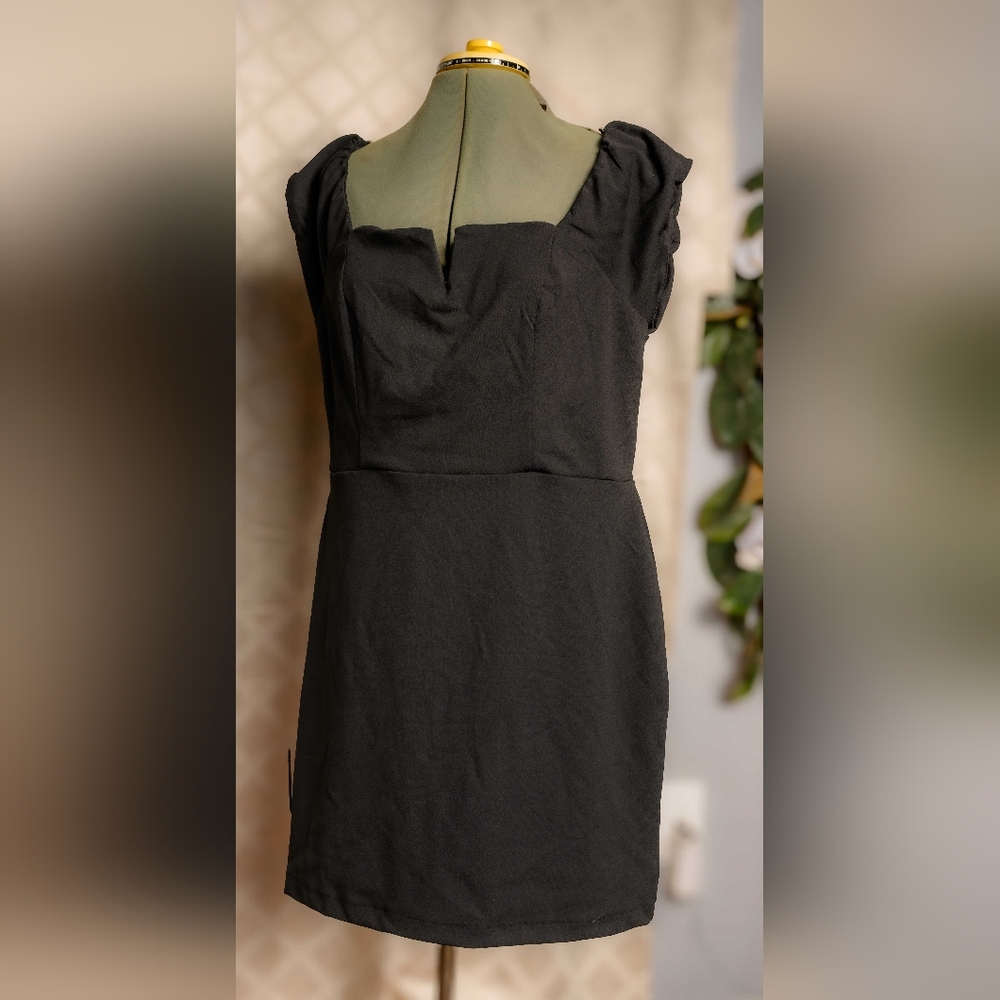 Lily Rose Classic Black Mini Dress